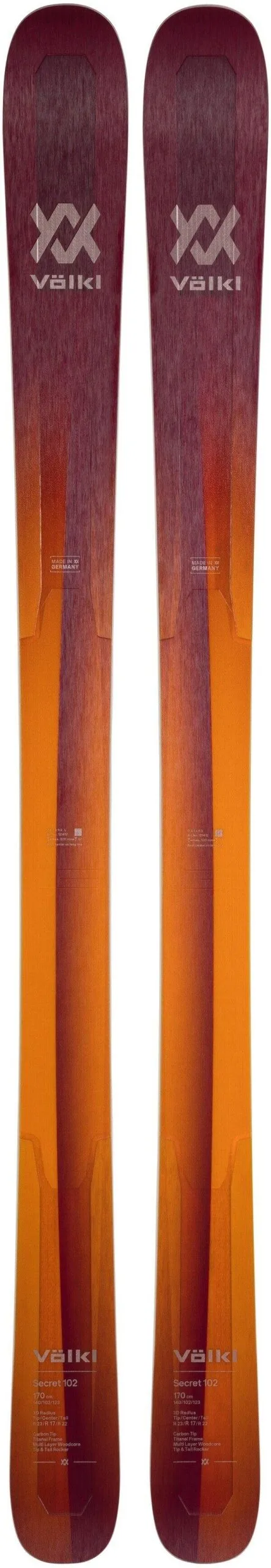 Volkl Secret 102 Women's Ski 2023 3 Volkl Secret 102 Women's Ski 2023