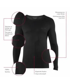 FALKE USA Falke Long Sleeve Crew Warm Men's Baselayer -Outlet Skis Store 573309 60b68f4b06bcc