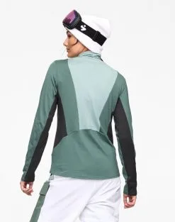 Kari Traa Women's Karen Midlayer Fleece Jacket -Outlet Skis Store 622902 Karen Midlayer Fleece Jacket MURK MODEL 2 Karitraa