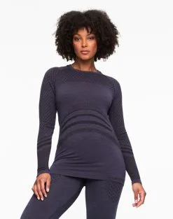 Kari Traa Women's Oline Long Sleeve -Outlet Skis Store 623128 OLINE LONGSLEEVE ROYAL MODEL 1 Karitraa