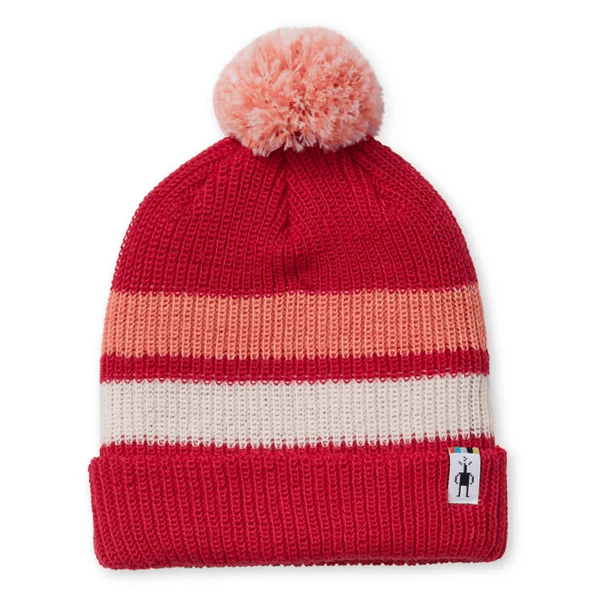 Smartwool Smart Wool Kids Stripe Pom Beanie 3 Smartwool Smart Wool Kids Stripe Pom Beanie