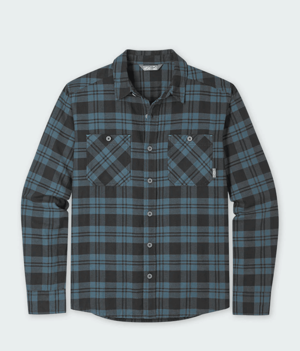 Stio Men's Miter Lightweight Flannel Shirt 3 Stio Men's Miter Lightweight Flannel Shirt
